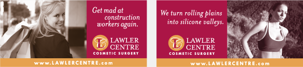 Lawler Centre for Cosmetic Surgery Billboard Campaign Development