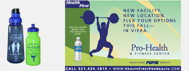 Health First Pro Health & Fitness Viera Campaign / Direct Mail  